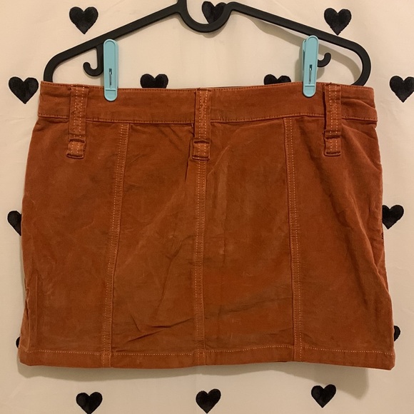 Free people orange skirt - Picture 2 of 3